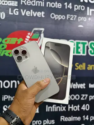 Apple iPhone 16 Pro Max 256Gb Full Box Bh 96 (Used)