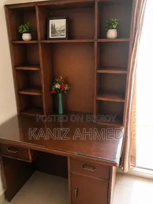 Solid Segun Wood Study Table for Sale