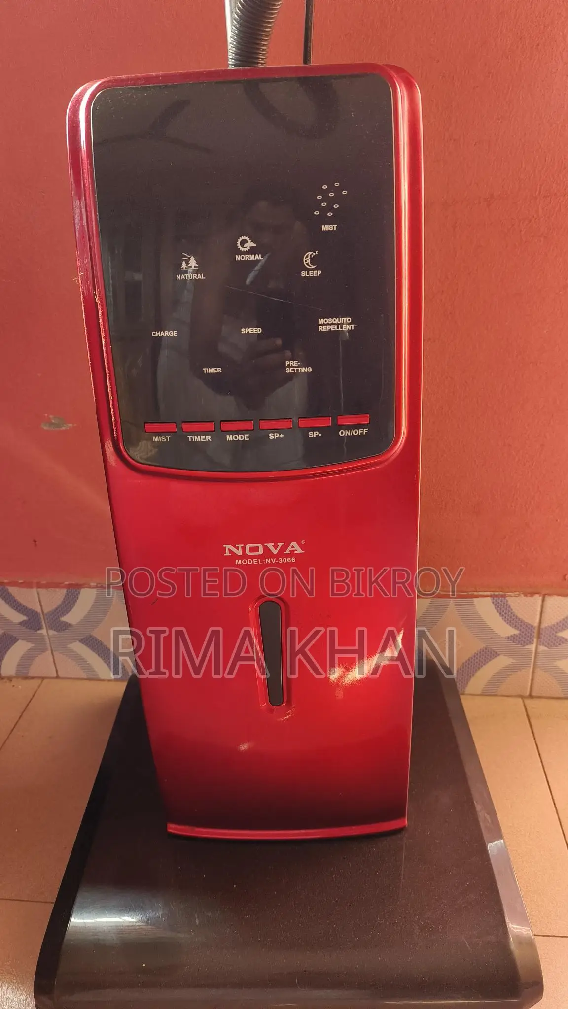 Nova Rechargable Mist Fan
