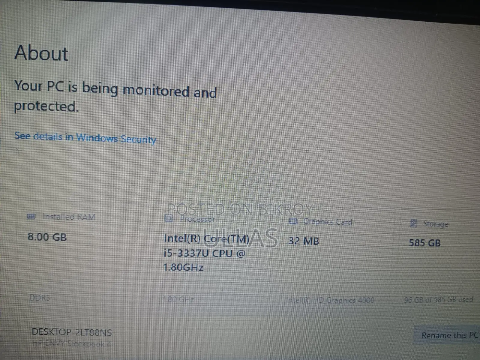 Laptop for sale