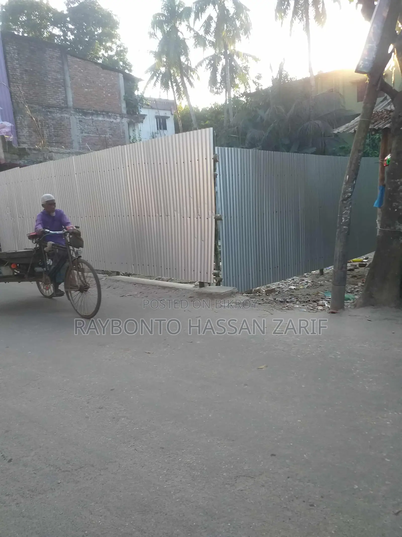 Land ready for market with 2 shops