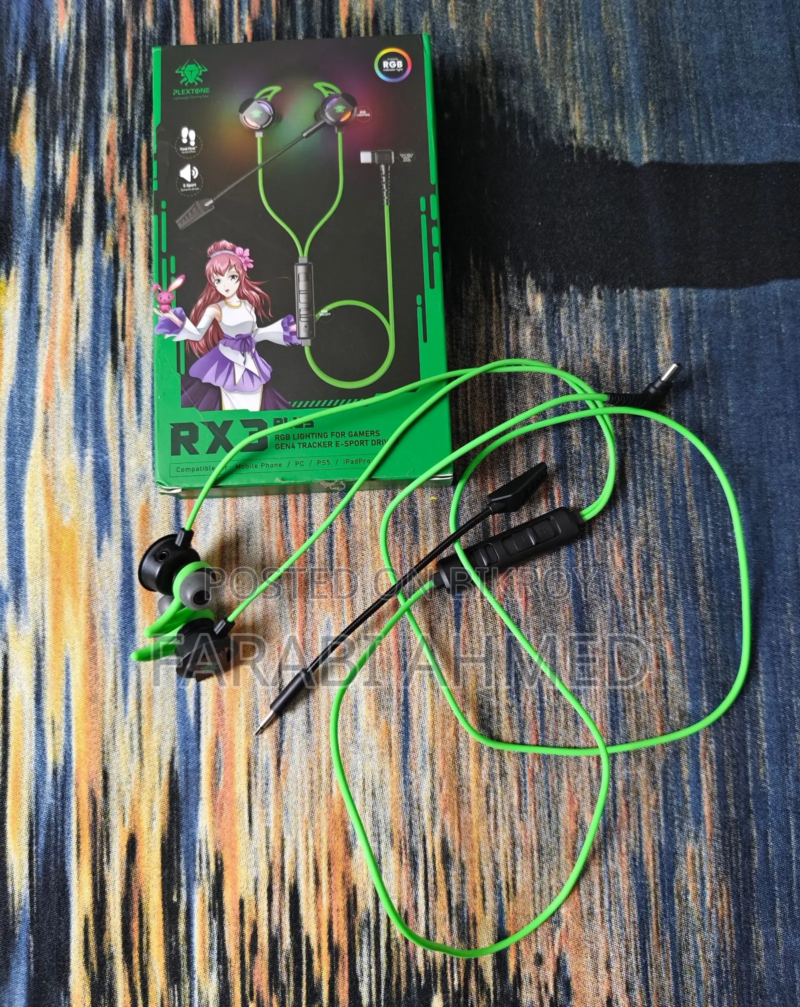 Plextone Rx3 Plus Type C Gaming Earphone