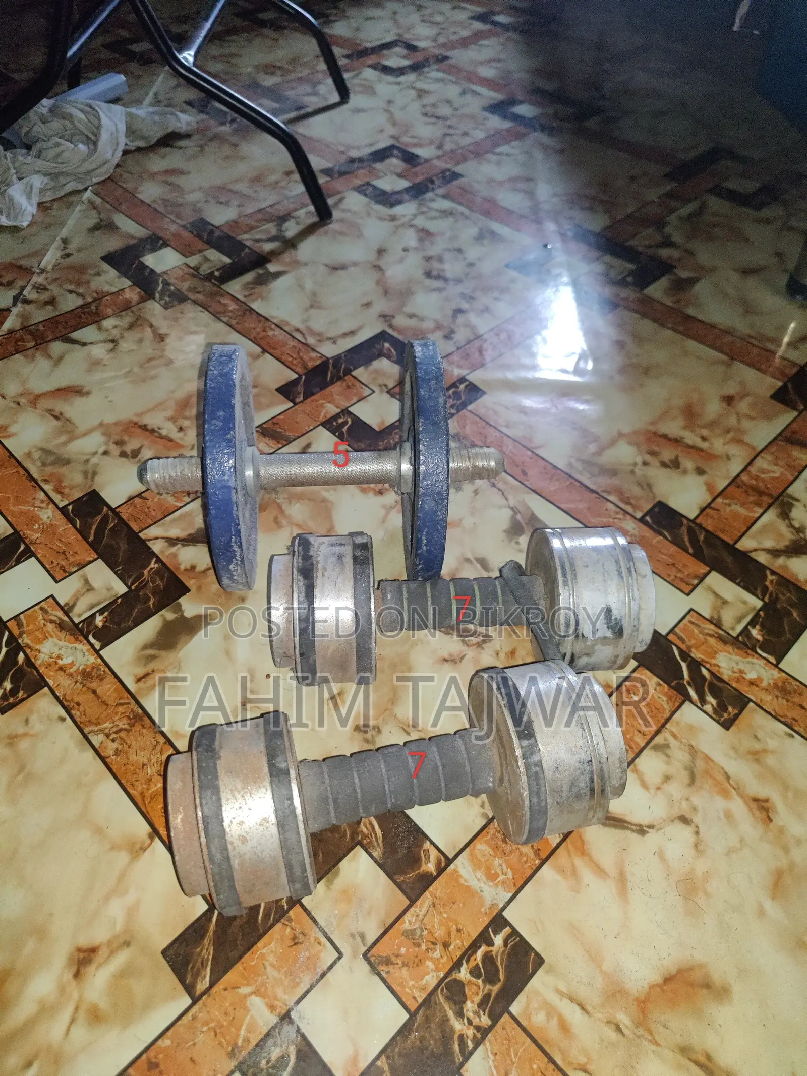 Weight Plates And Dumbbells
