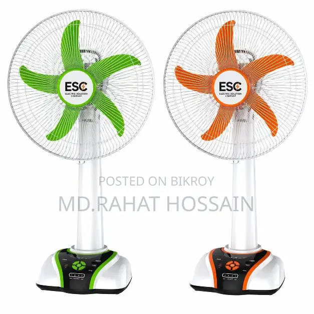 Rechargeable Table Fan 2936 12" 12 Vl