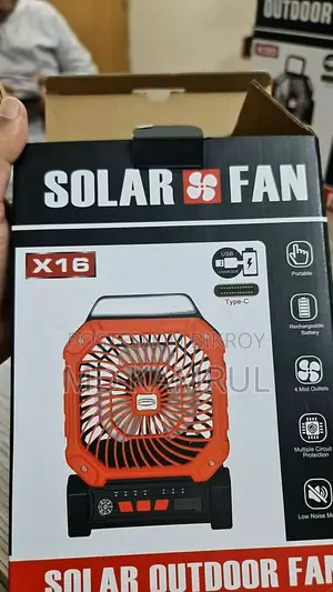 Solar Outdoor Fan