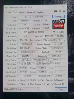 8gb Grafics Card