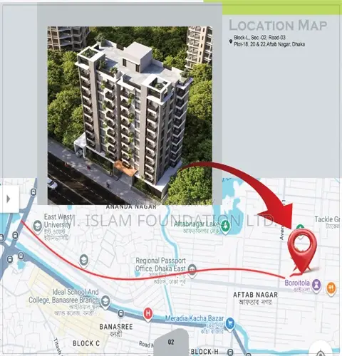 4bdrm Apartment in M. Islam Foundation, Aftab Nagar for Sale