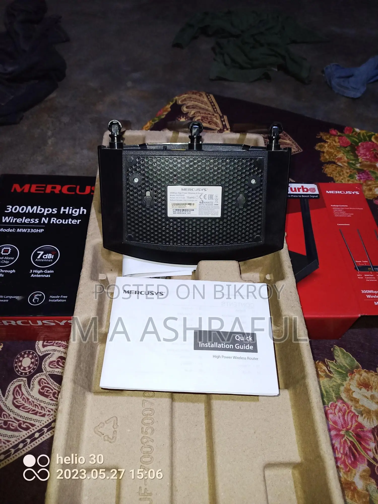 Murcurs Router for sale