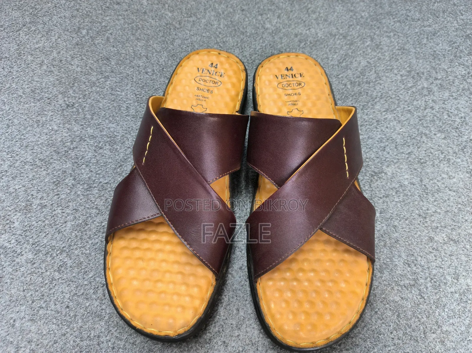 100% Genuine Leather Slip on Style