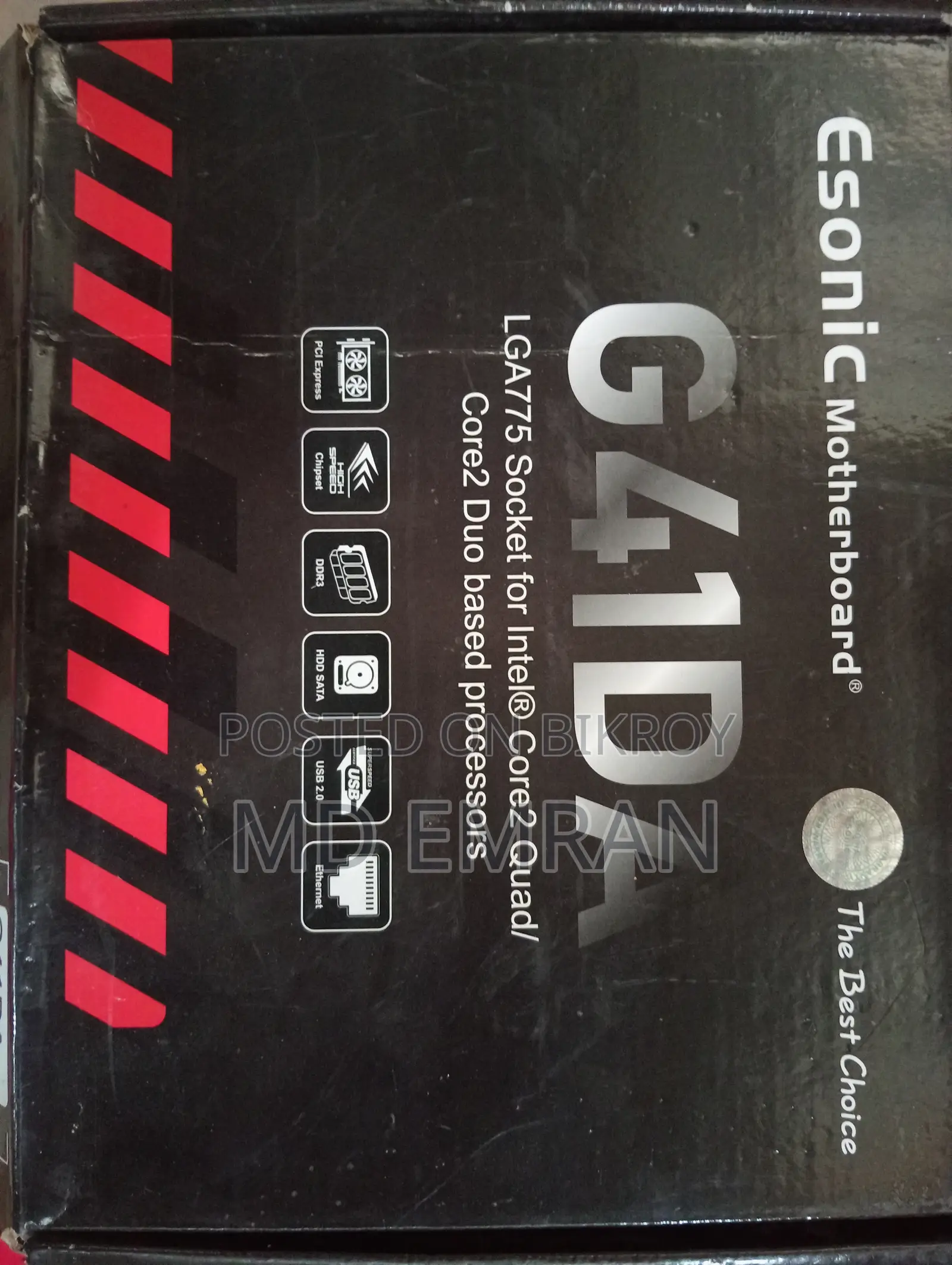 Esonic G41 Motherboard Dual Core