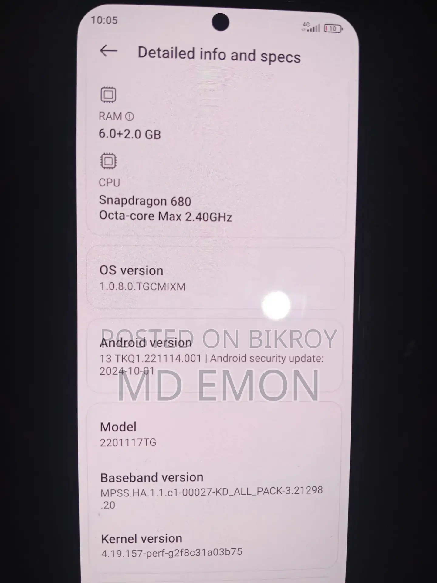 Xiaomi Redmi Note 11 . (Used)