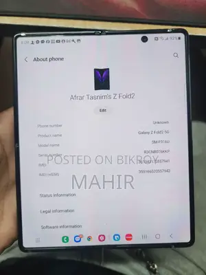 Samsung Galaxy Z Fold2 5G 256 GB Black