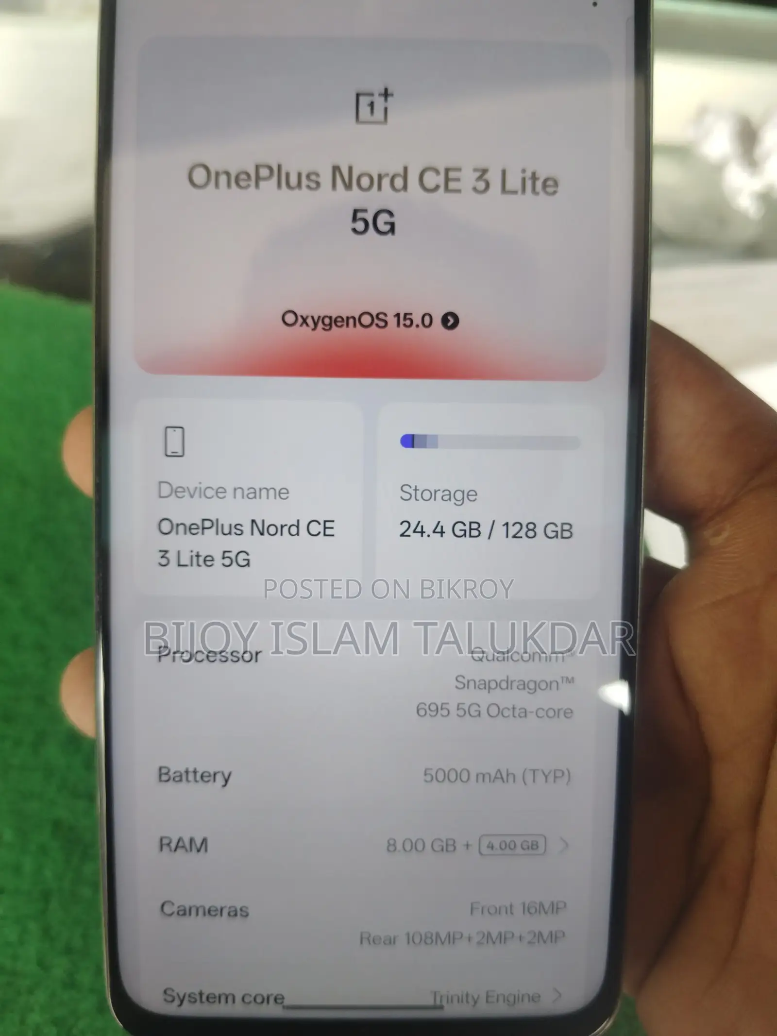 OPPO Nord CE 3 Lite 5G (Used)