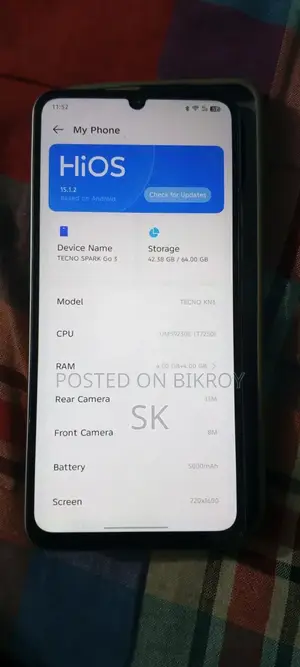 New Tecno Spark Go 64 GB