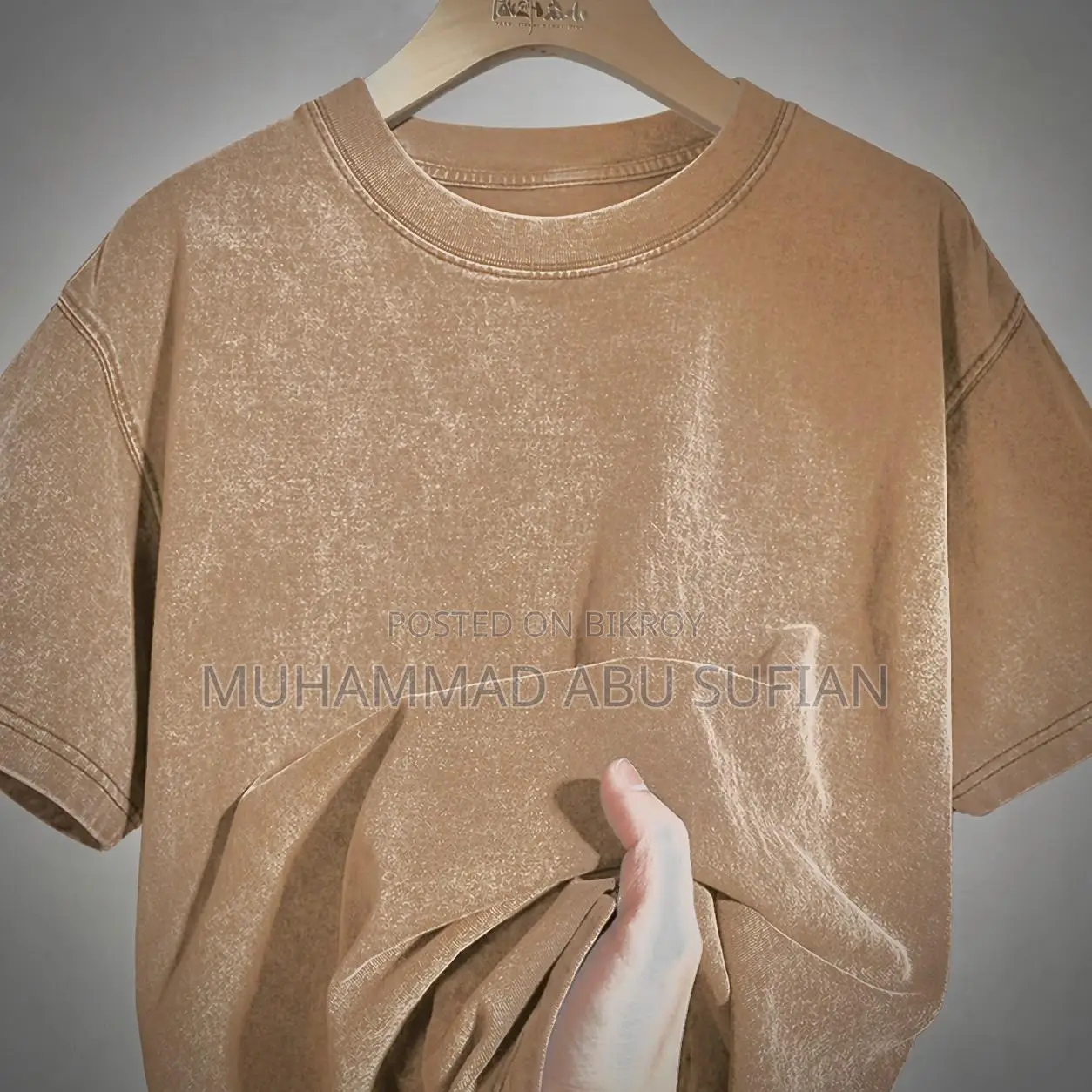 Acid Wash Drop Shoulder T-shirt