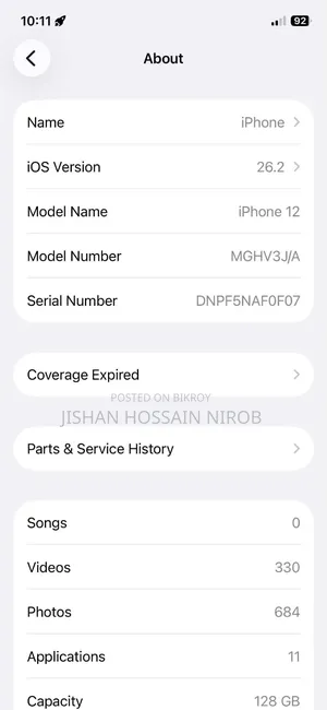 Apple iPhone 12 128 GB White