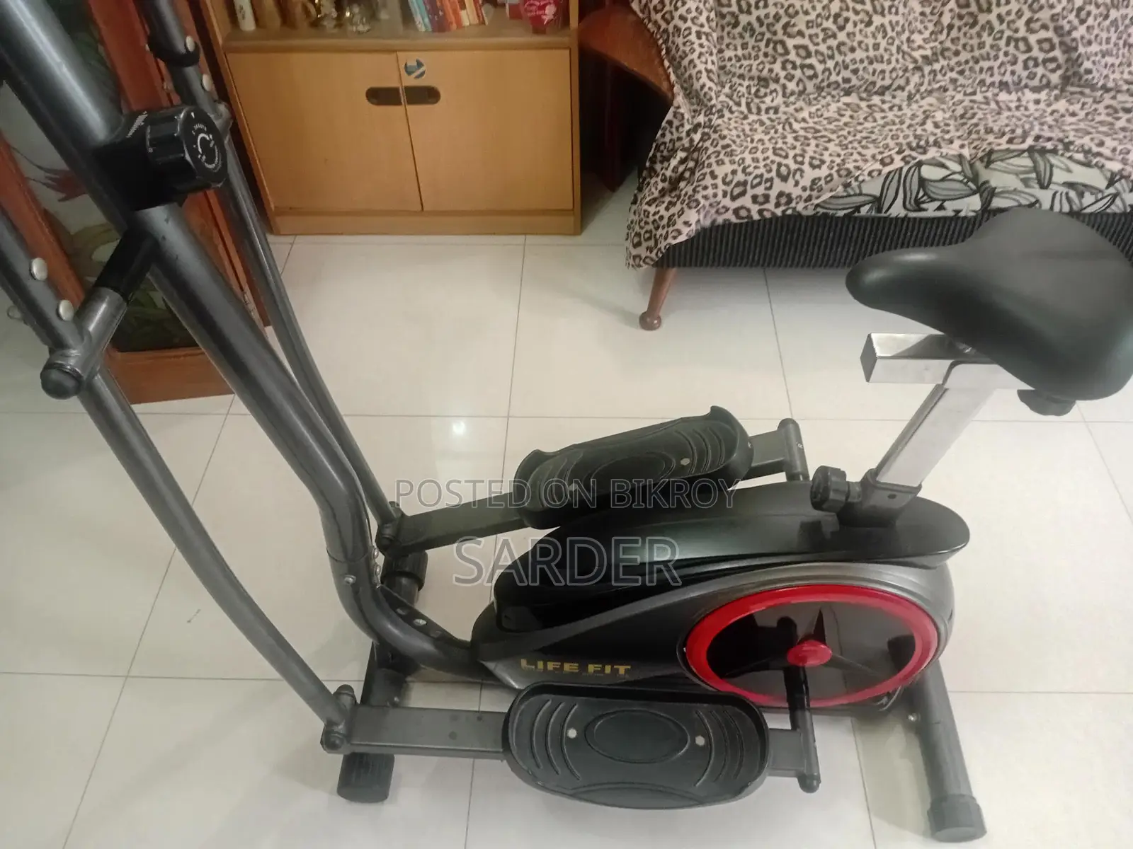Boost Your Fitness with 2-in-1 Elliptical Trainer Exercise Bike