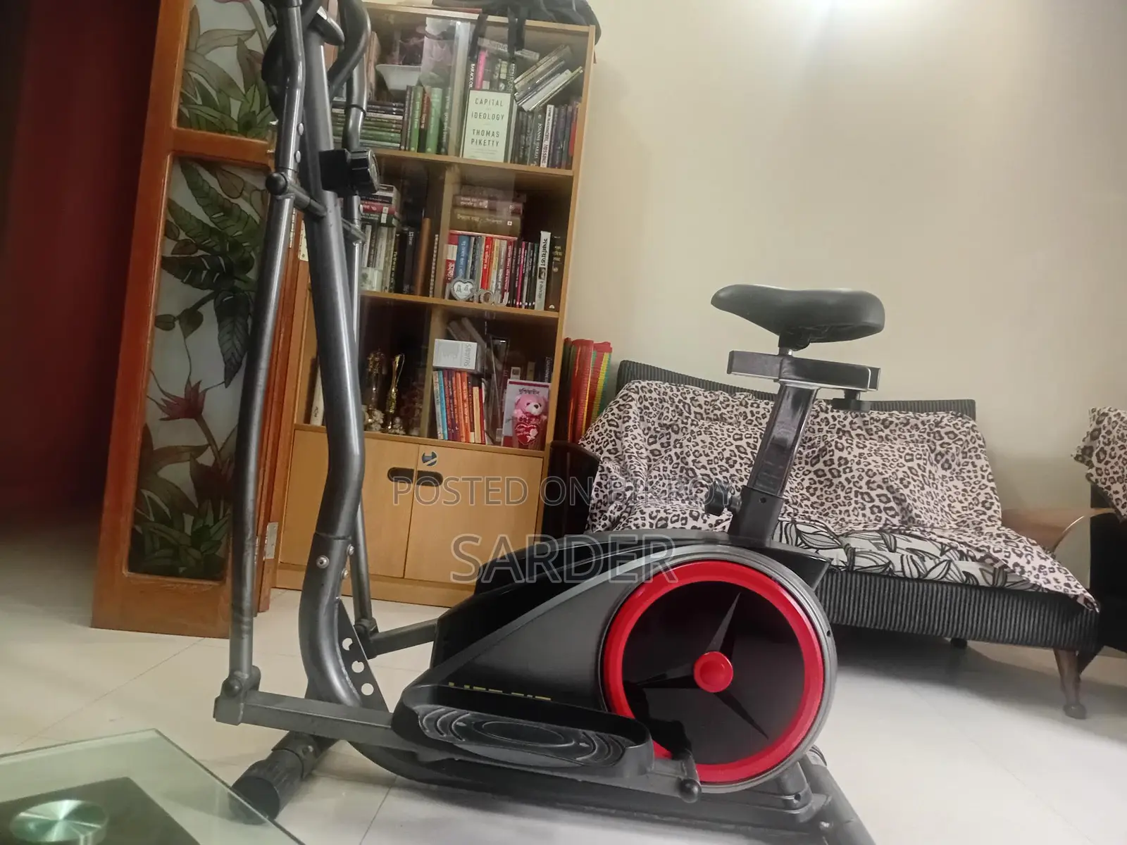 Boost Your Fitness with 2-in-1 Elliptical Trainer Exercise Bike