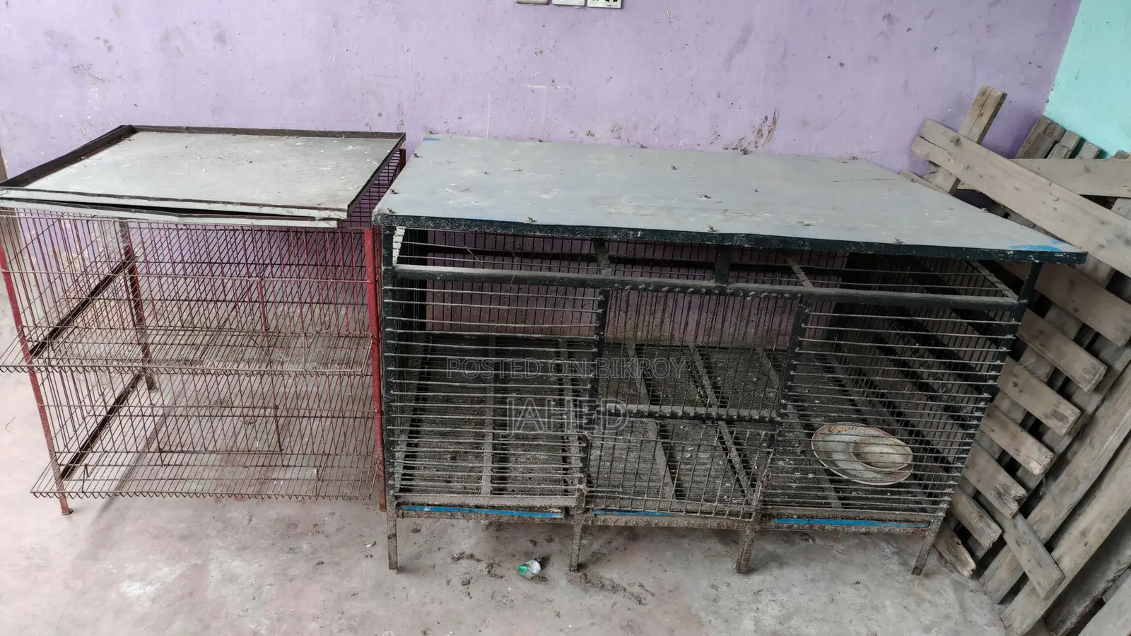 মুরগি ও কোয়েলের খাচা