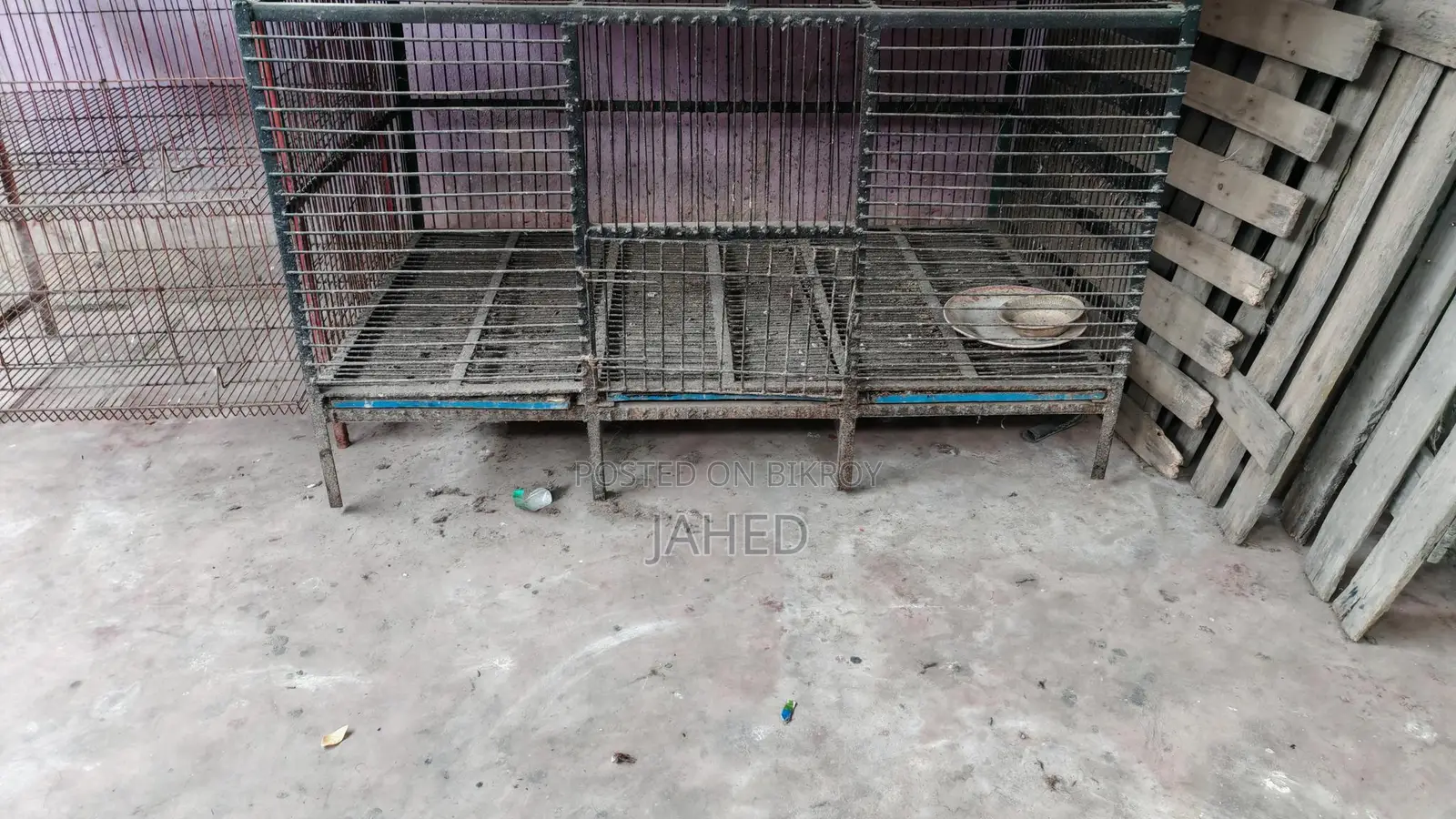মুরগি ও কোয়েলের খাচা