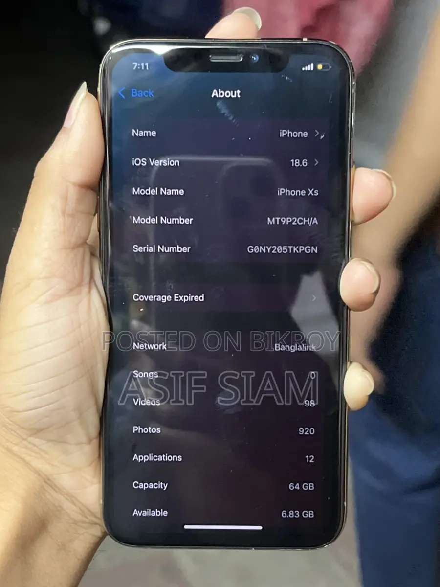 Apple iPhone XS (Used)