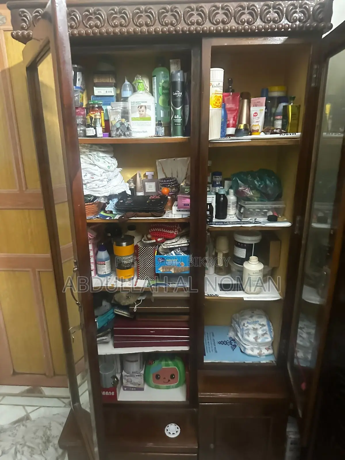 Teak Wood Bedroom Set: Wardrobe + Almira + Dressing Table - Combo Offer