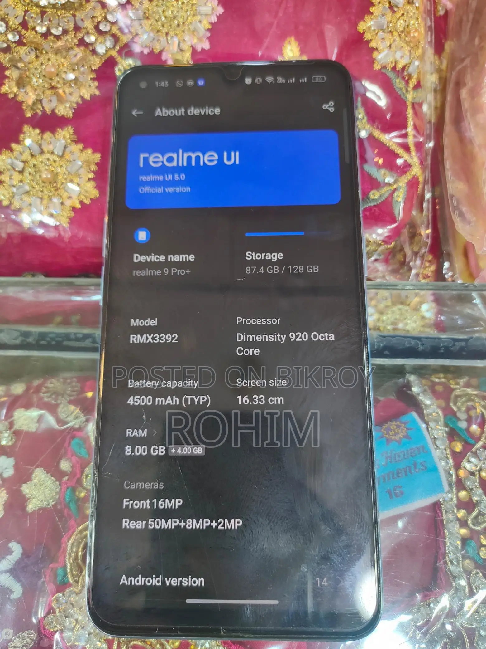 Realme 9 Pro+ 128 GB Blue