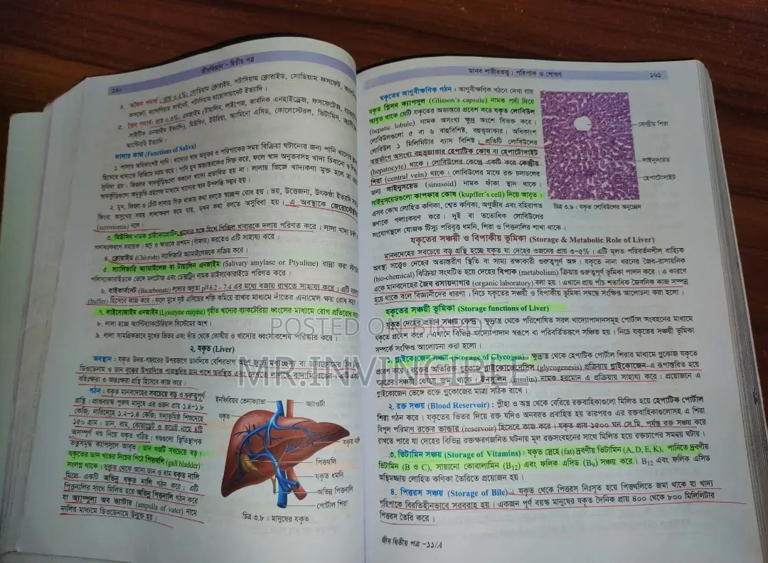 Retina Marked Book - Biology 2nd Paper