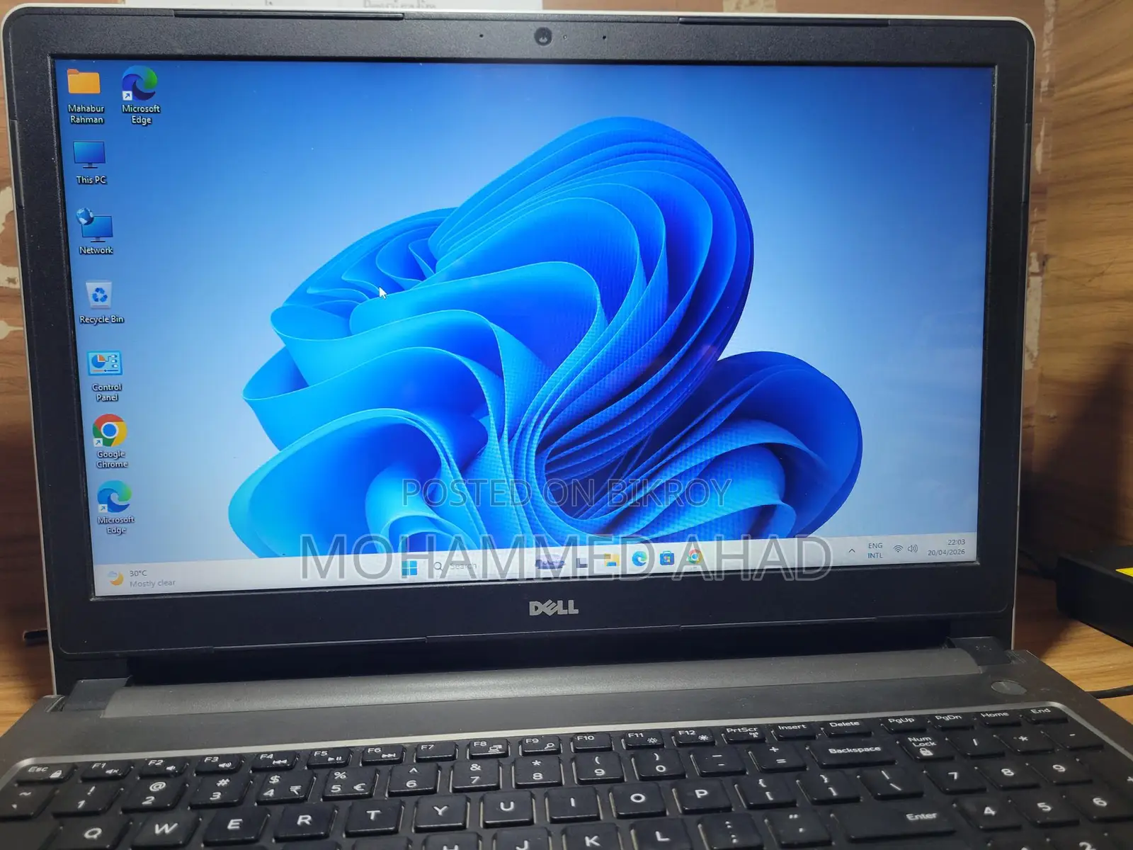 Laptop Dell Inspiron 5559 8GB Intel Core I3 HDD 1T