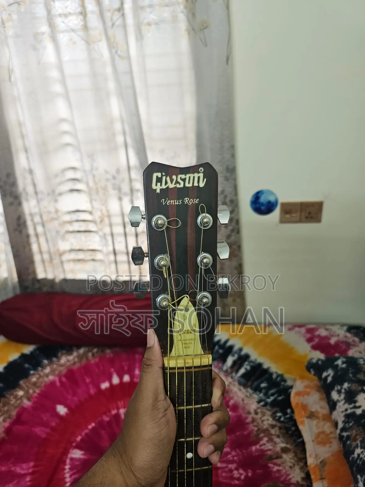 Givson Venus Rose Acoustic Guitar