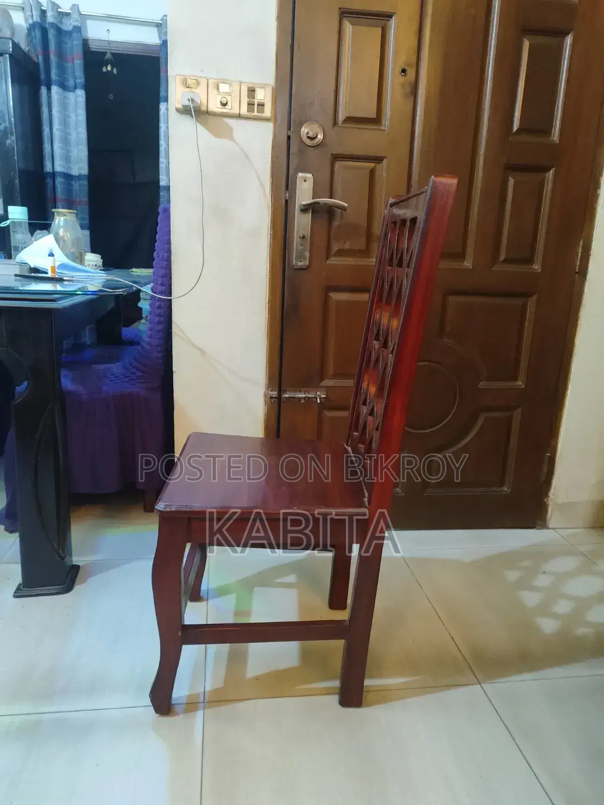 6 Teak Wood Chairs