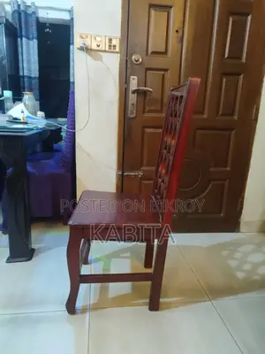 6 Teak Wood Chairs