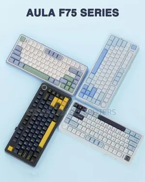 AULA F75 Glacier Blue RGB Mechanical Keyboard