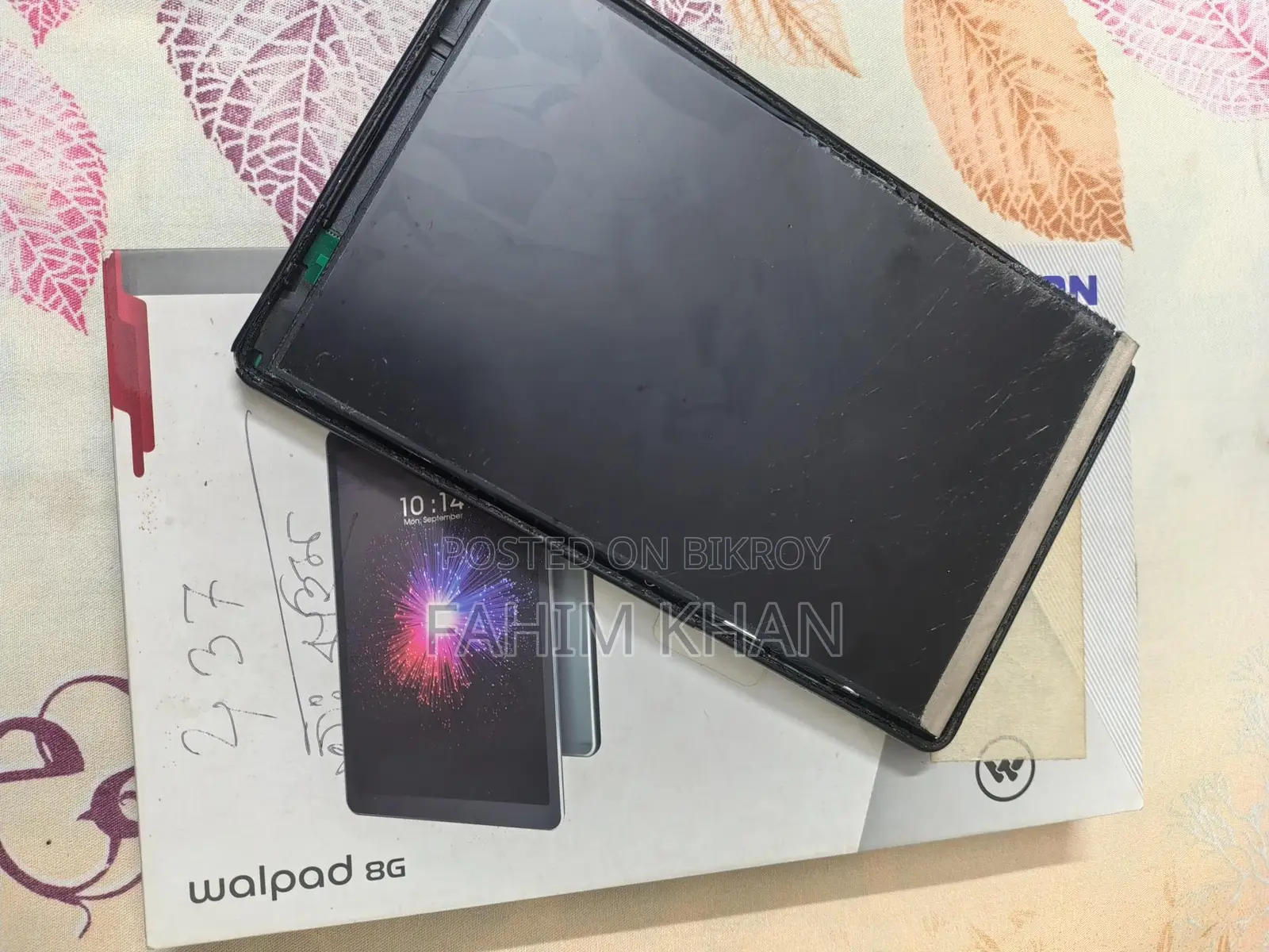 Original Tab with Broken Display