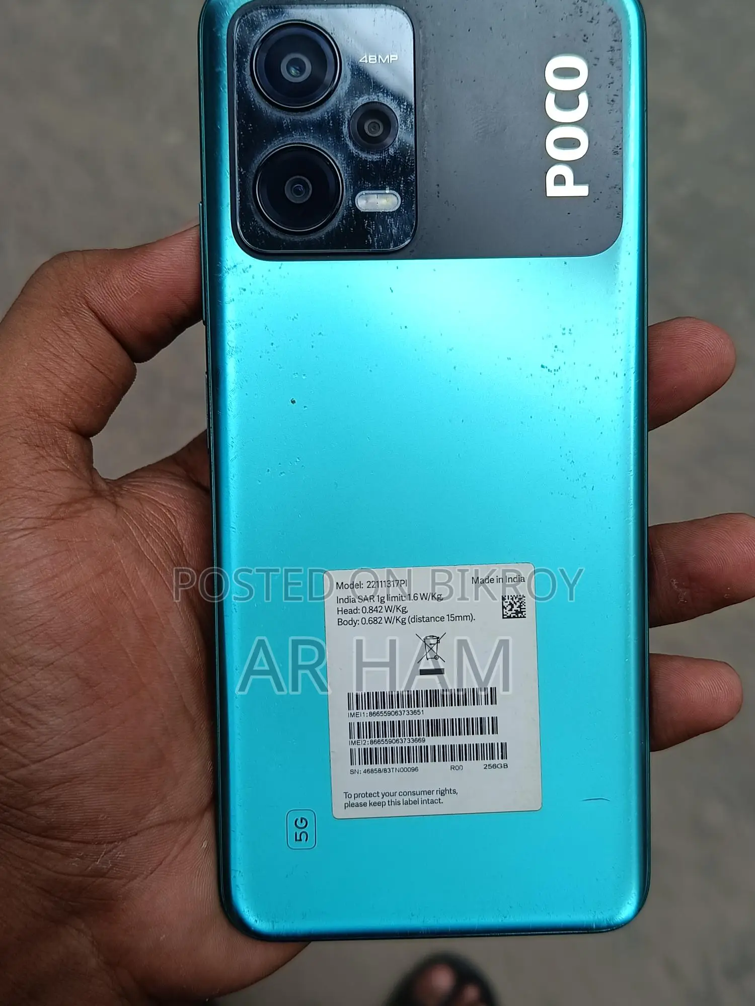 Xiaomi Poco X5 256 GB Blue