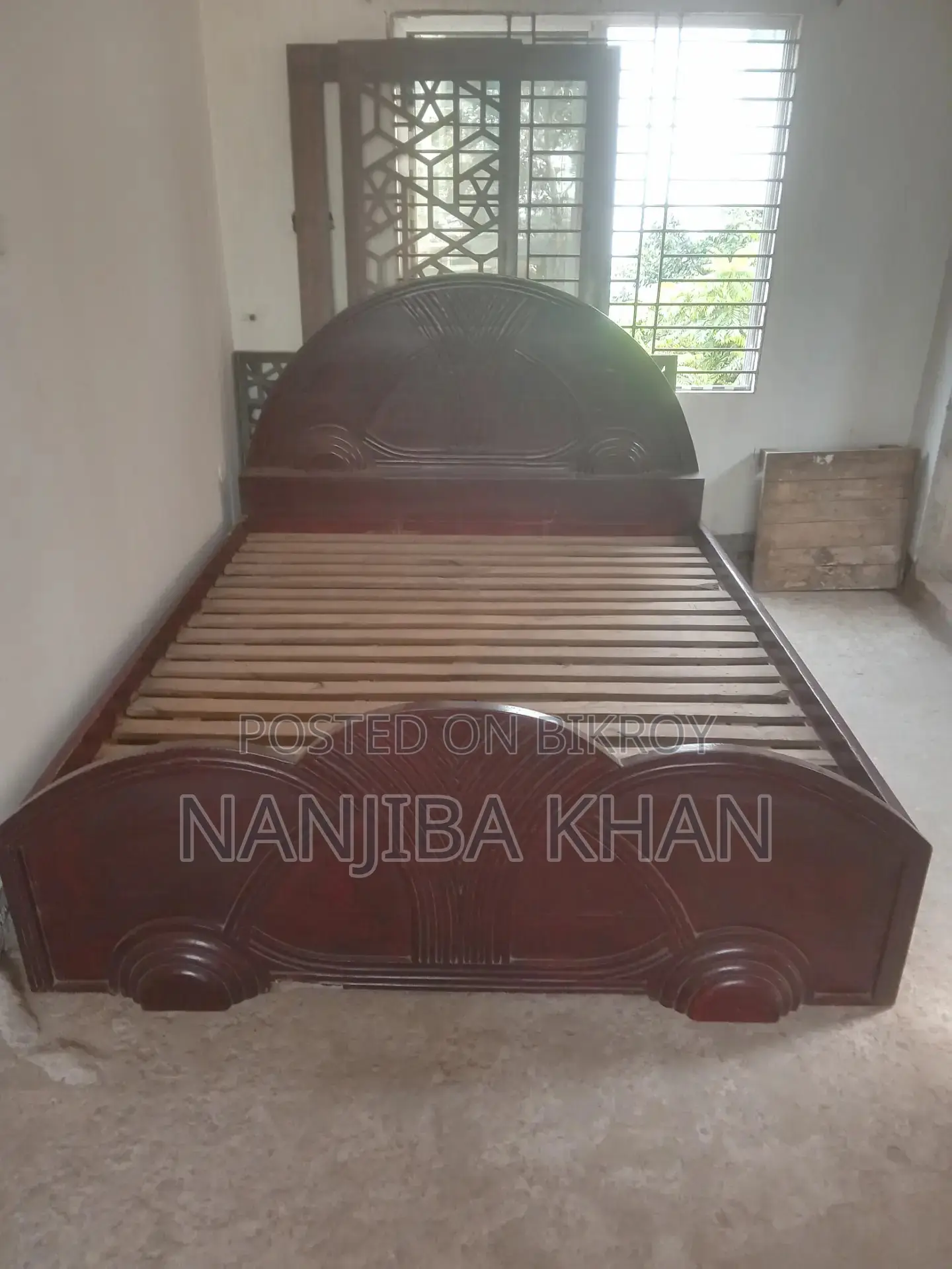 6/7 ফিট সেগুন খাট
