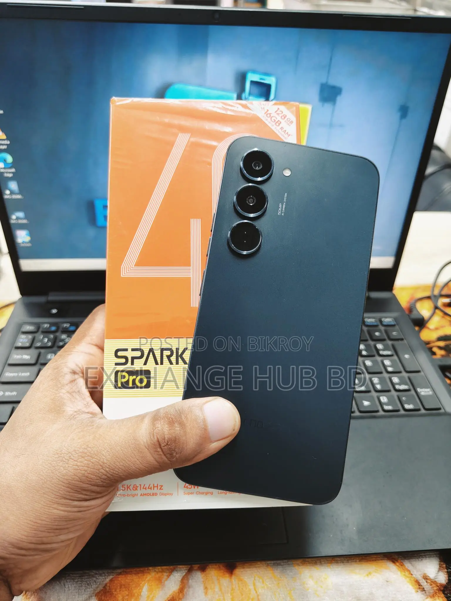 Tecno Spark 40 Pro (8+128) official (Used)