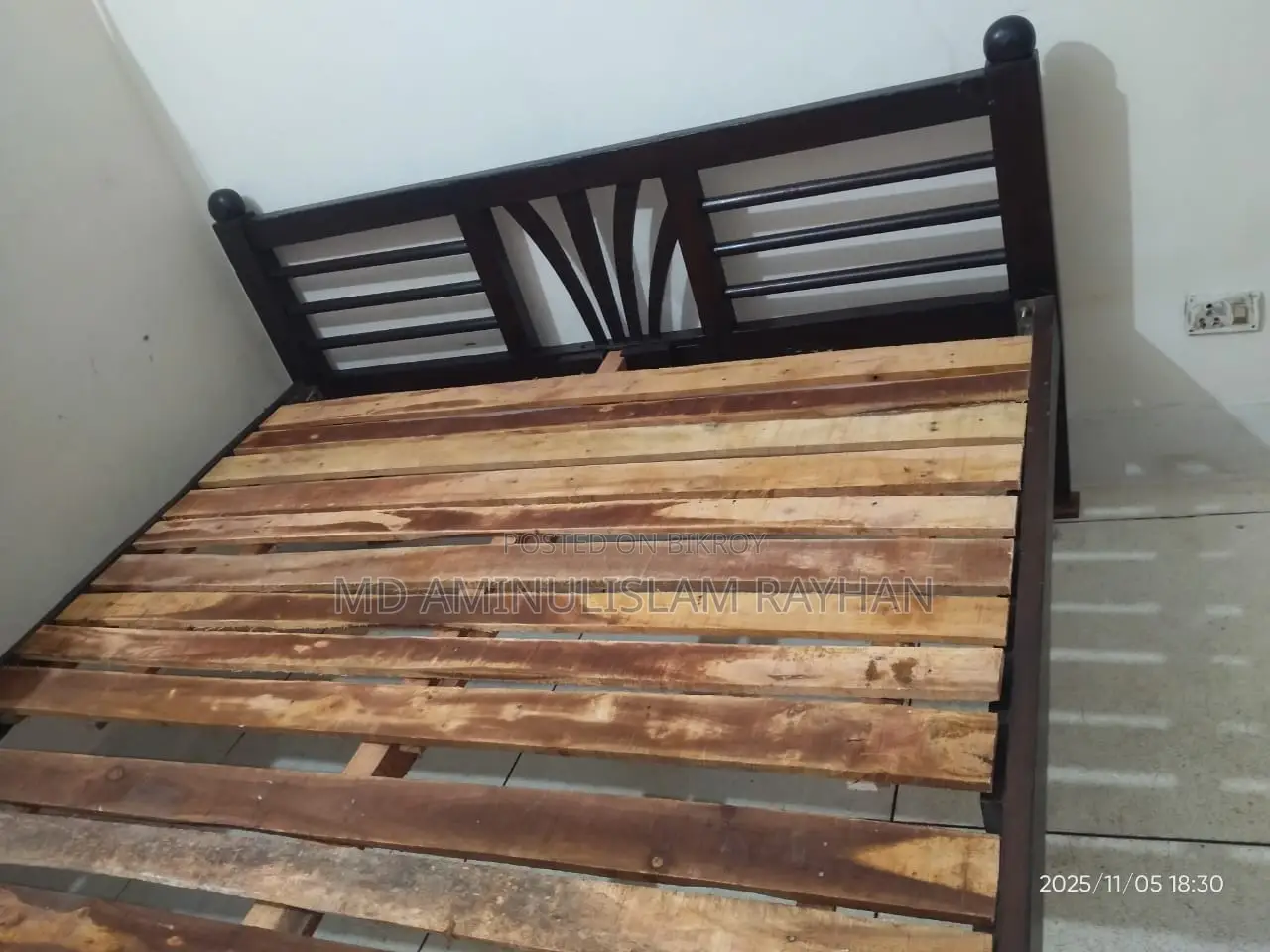 Wooden Bed