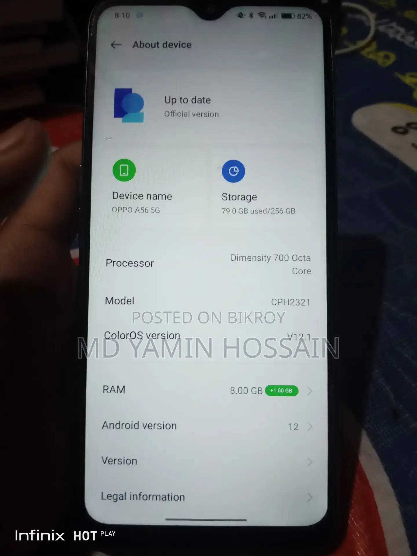 OPPO A56 (Used)