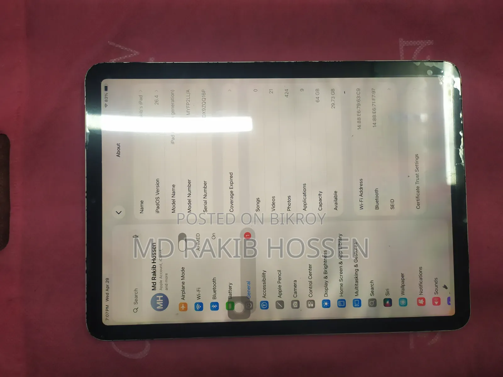 Apple iPad Air (2020) Wi-Fi 64 GB