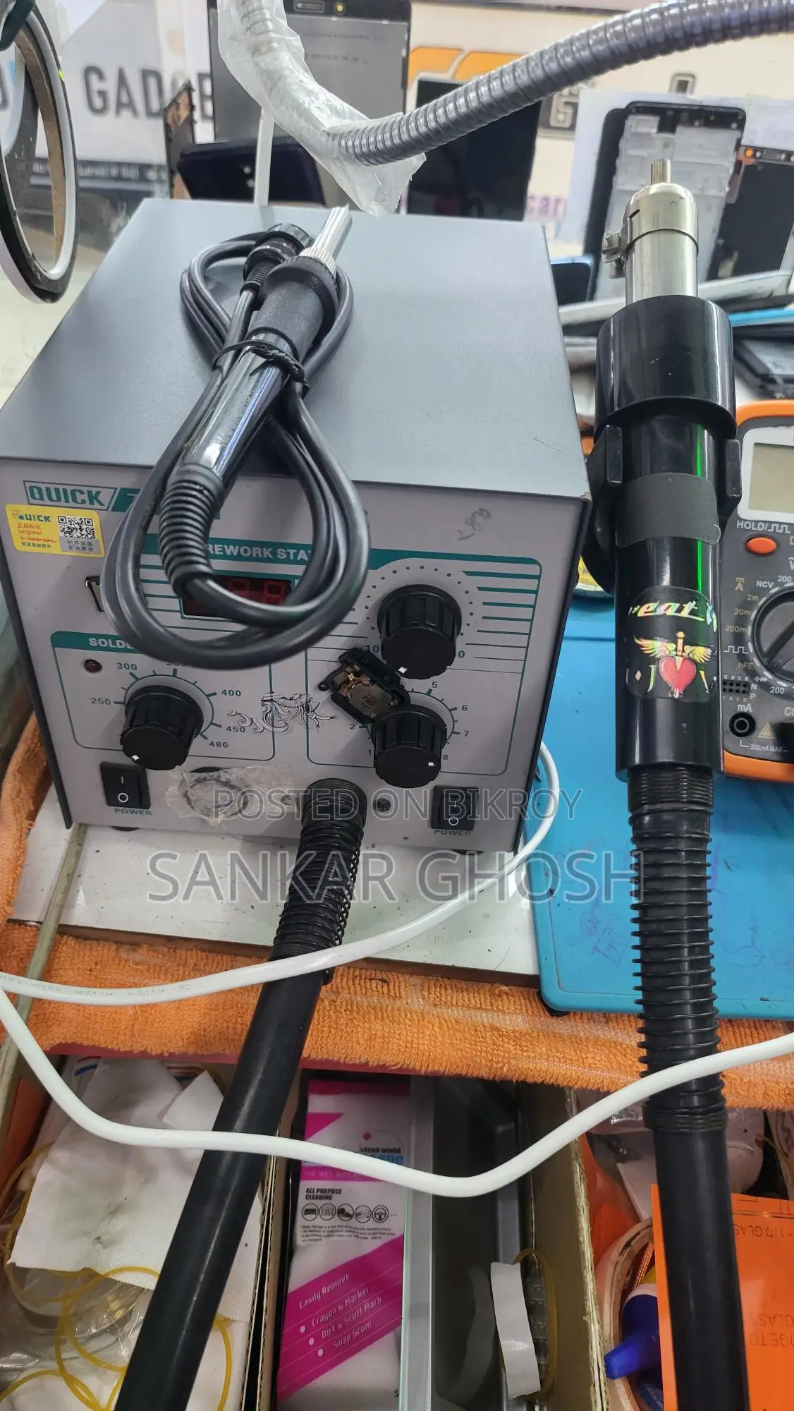 Rework station