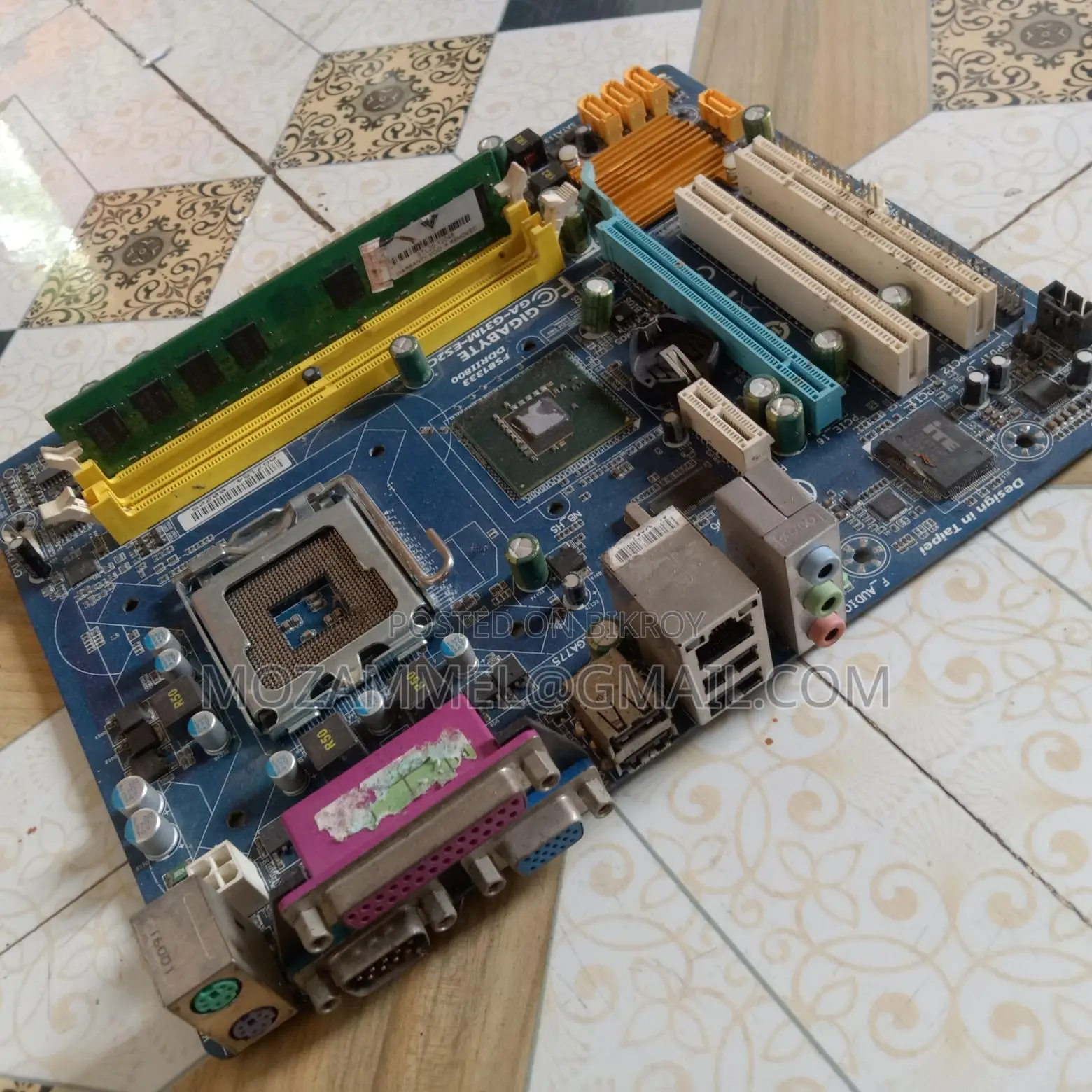 DDR-2 Motherboard + 2GB RAM