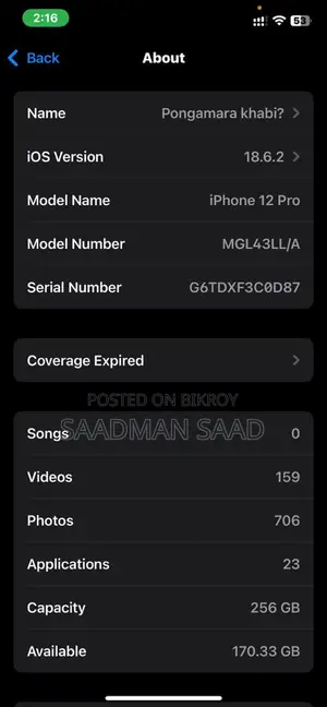 Apple iPhone 12 Pro 256 GB Blue