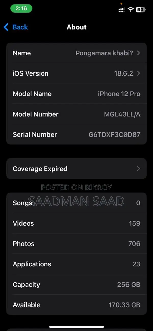 Apple iPhone 12 Pro 256 GB Blue