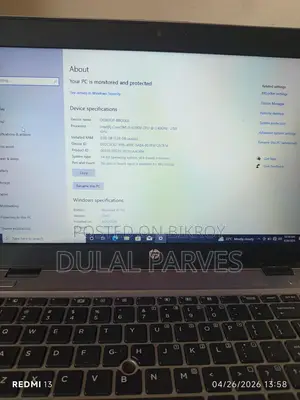 HP Elitebook 840 G3 Core i5 6th Gen 8GB RAM 256GB SSD