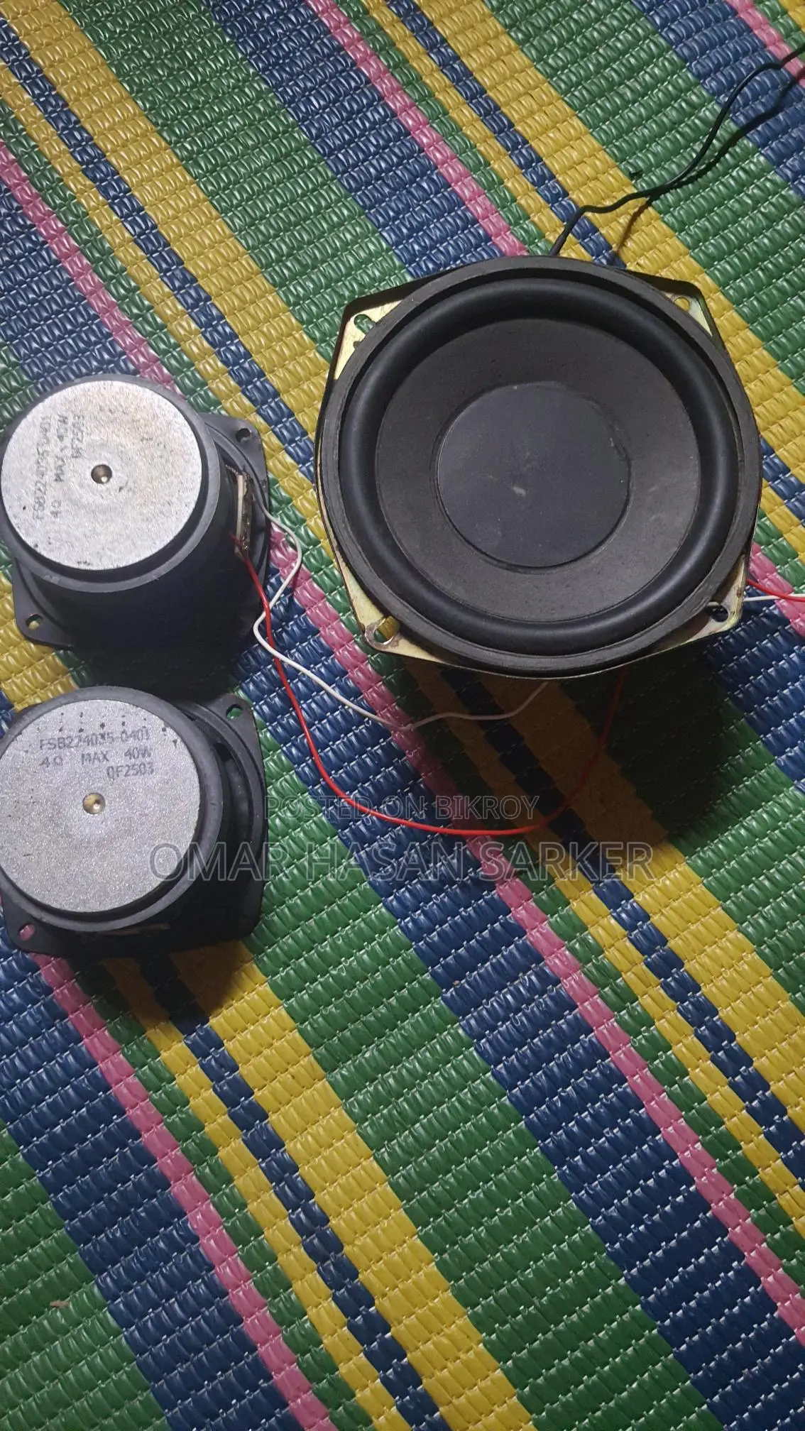 Sony 5.5" Sub, 3.5" Mid Range
