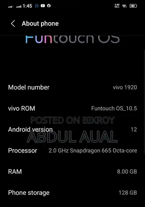 Vivo S1 Pro, 8/128 (Used)