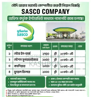 🇸🇦 ✈সৌদি আরবে জরুরী ✈ ভিত্তিতে কর্মী নিয়োগ চলছে।