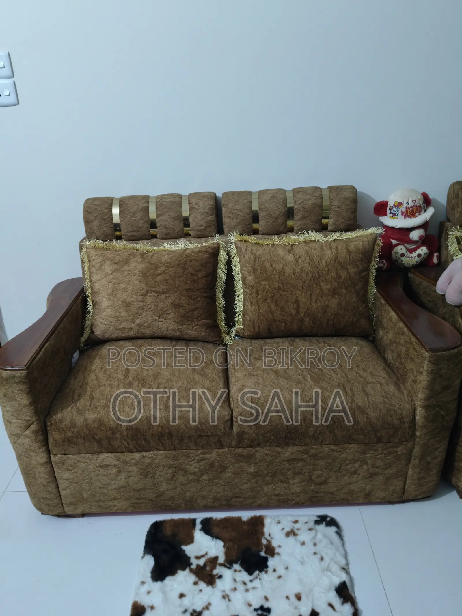 Velvet Fabric Sofa