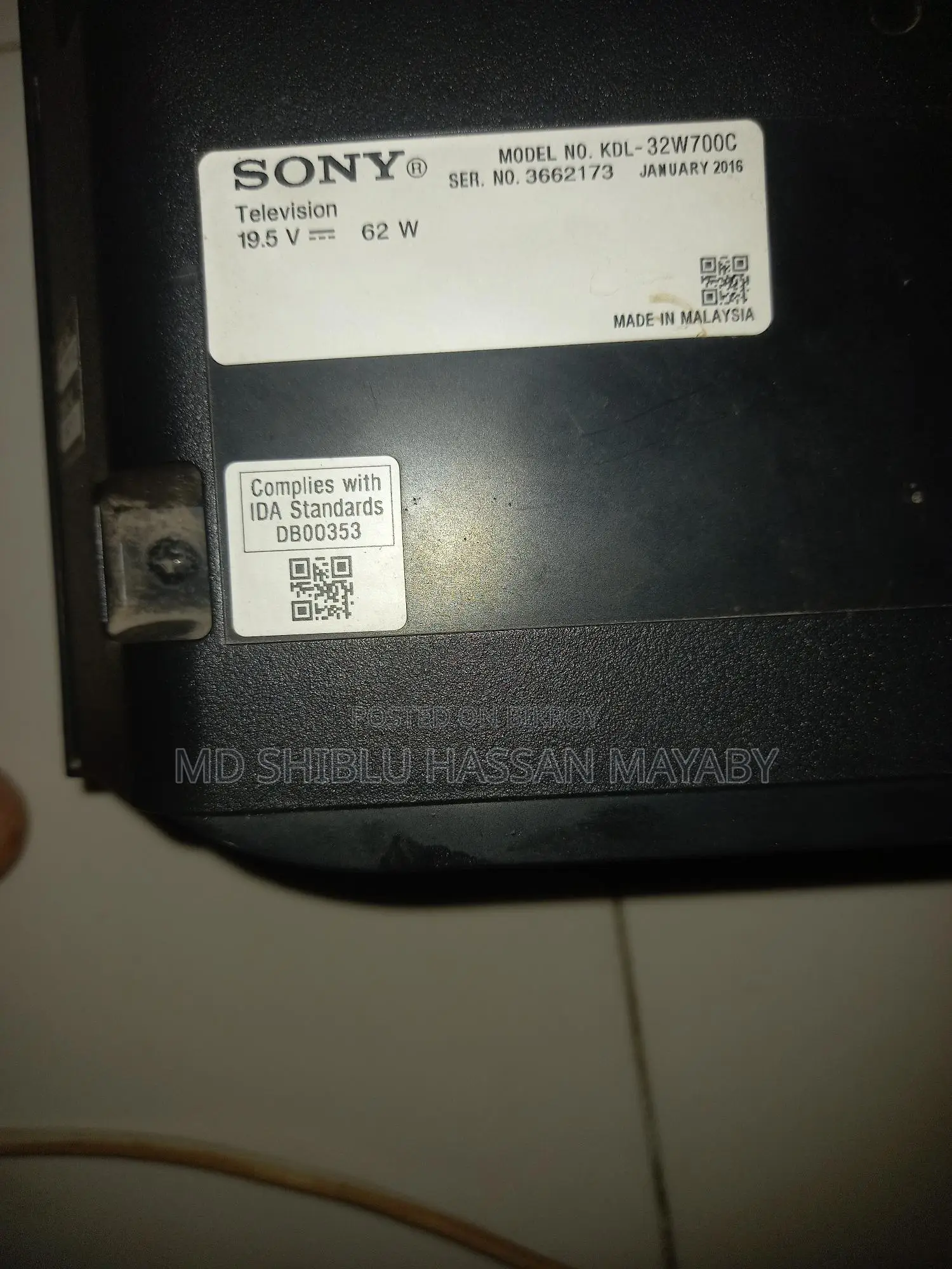 TV For Sale